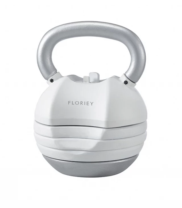 50lb white adj kettlebell 1