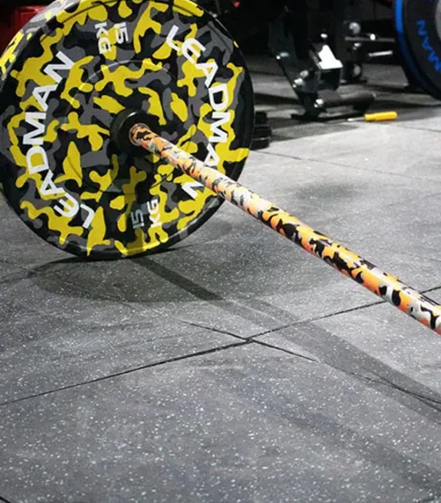 Camouflage Powerlifting Bar