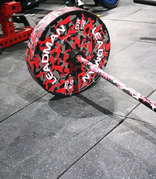 Camouflage Powerlifting Bar