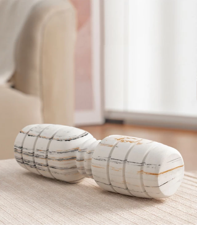 Marble Pattern Foam Roller-light