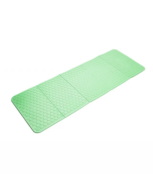 green 6 folding exercise mat