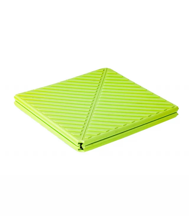 fluorescent green 6 folding exercise mat