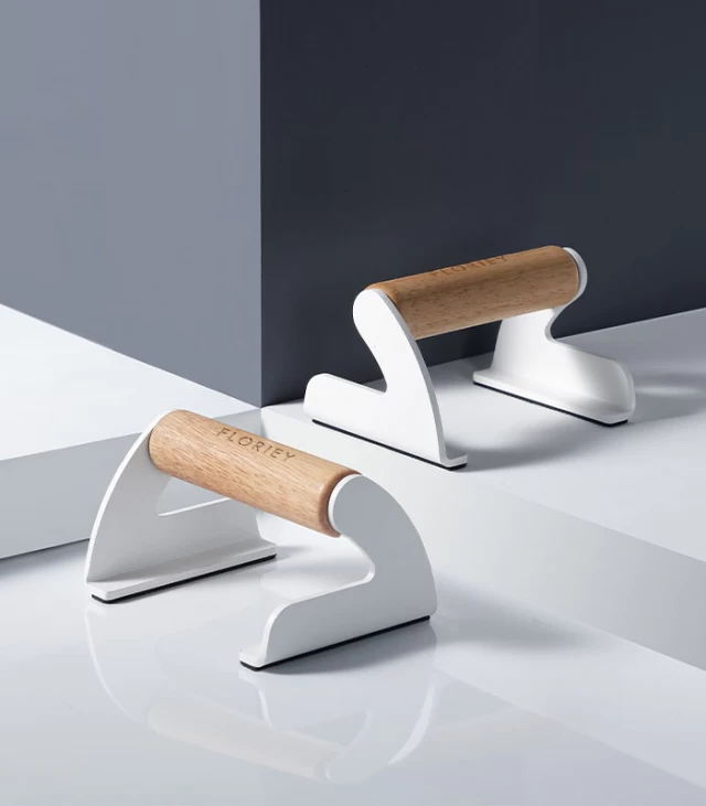 Puch up handle-white