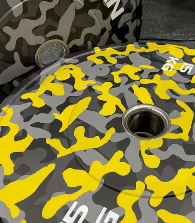 Camo Rubber Bumper Plate